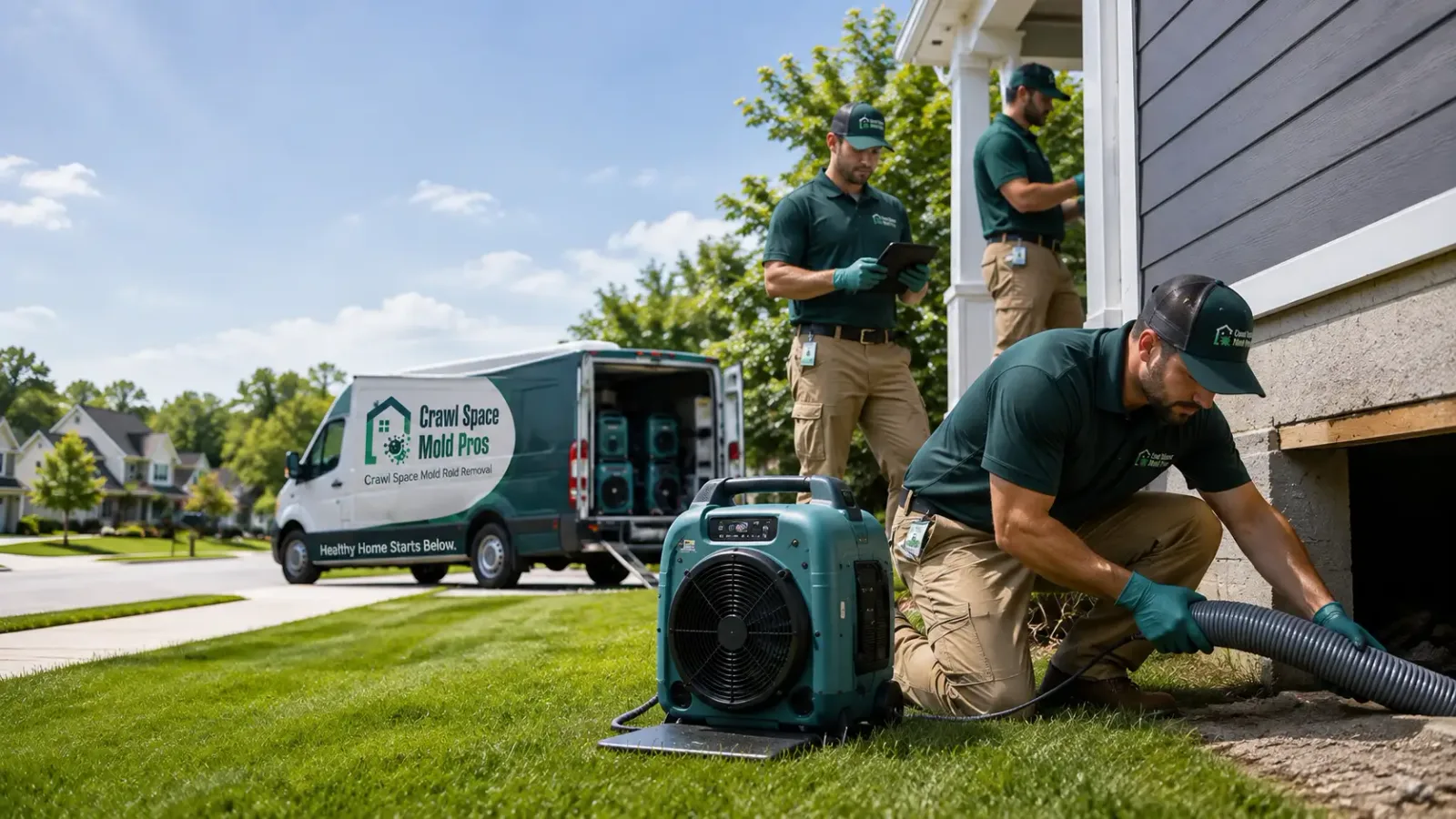 Crawl Space Mold Removal in Sunland, CA